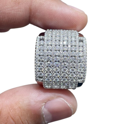 Bold Multi Row Diamond Ring