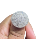 Hip hop Statement Luxury 925 Sterling Silver Ring