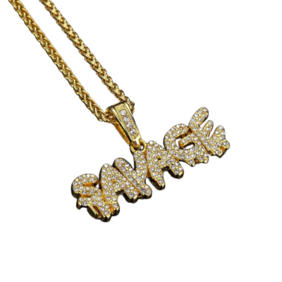 Savage Name Pendant Necklace
