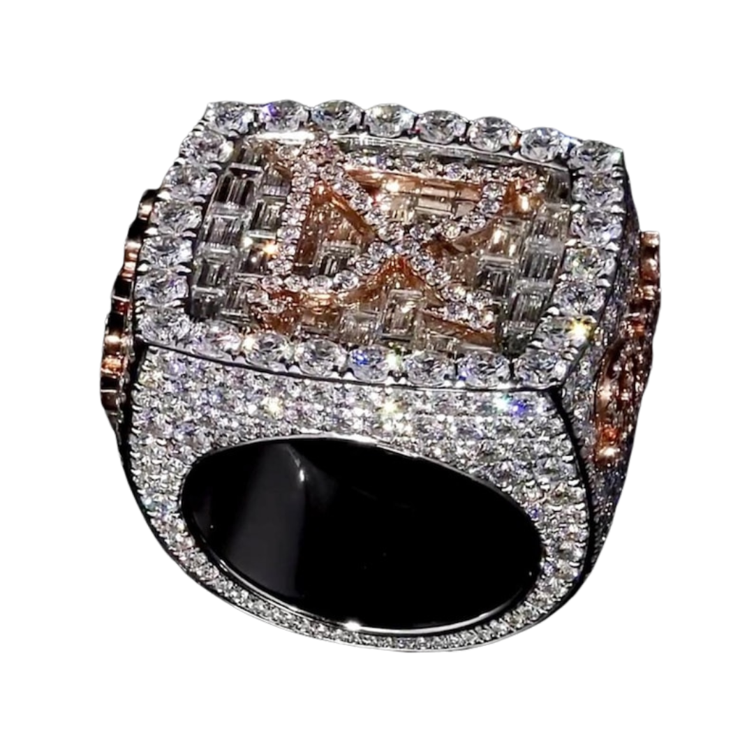 Two Tone Iced Out Statement