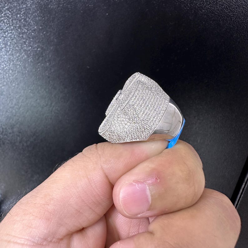 Iced Heart Shape Diamond Ring - Image 2