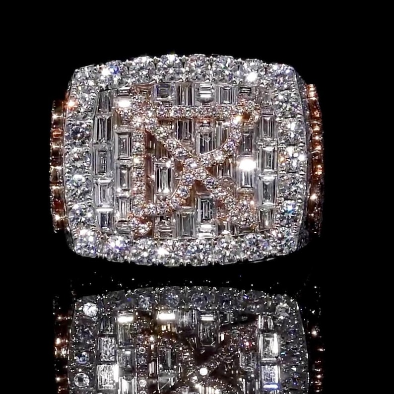 Two Tone Iced Out Statement - Image 4