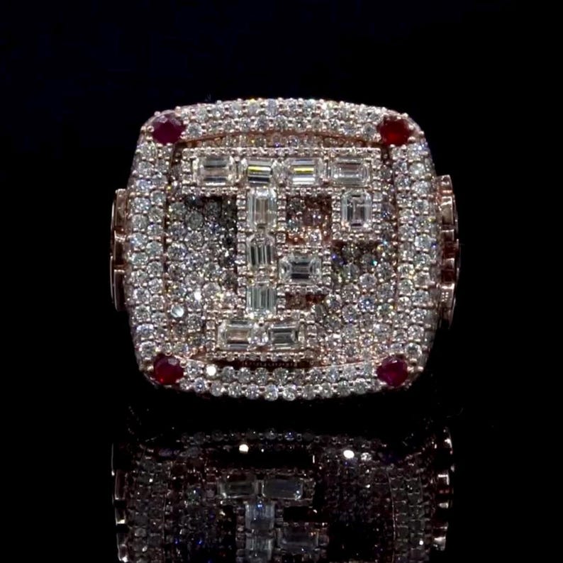 Bold Baguette Diamond Ring - Image 5