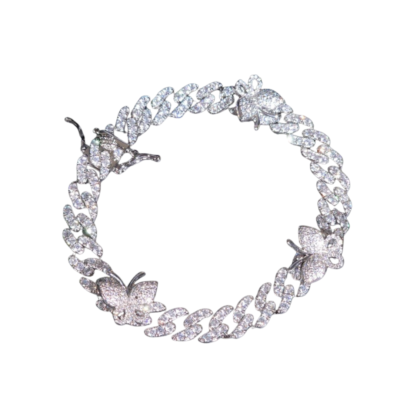 Butterfly Cuban Bracelet