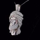 Moissanite Diamond Jesus Pendant