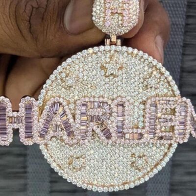 Name Medallion Hip Hop Pendant