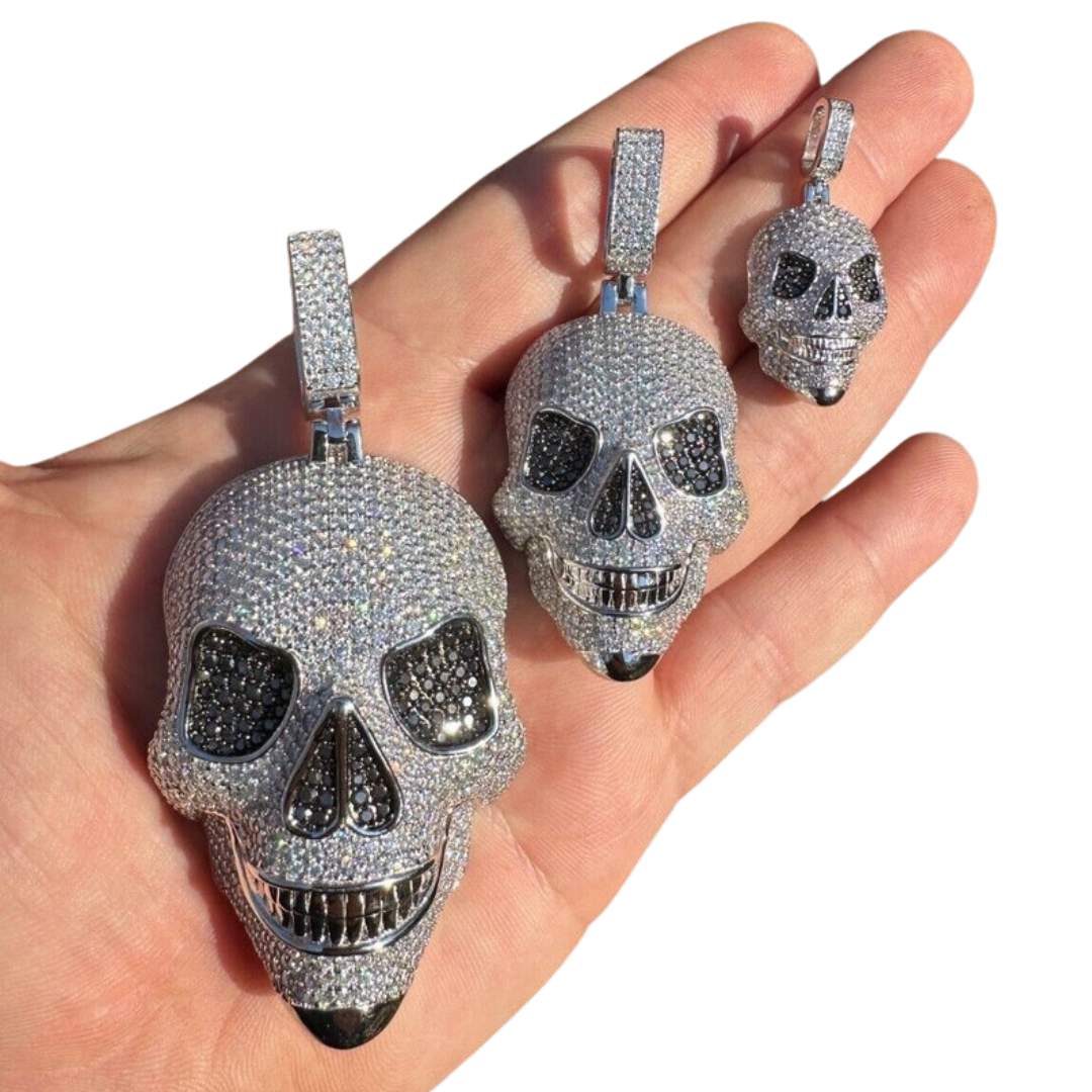 Skull Diamond Hip Hop Pendant