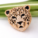 Iced Animal Head Bling Brooch