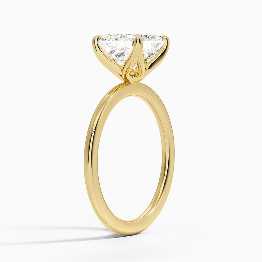 IGI Certified Lab Grown Diamond Engagement Ring Asscher Cut Solitaire for Women - Image 6